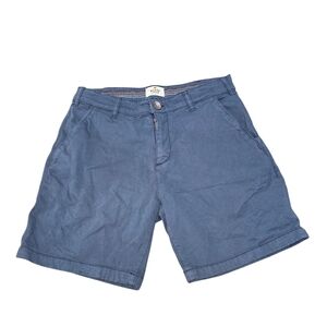 Marine Layer Navy Shorts with Multicolor Stitching